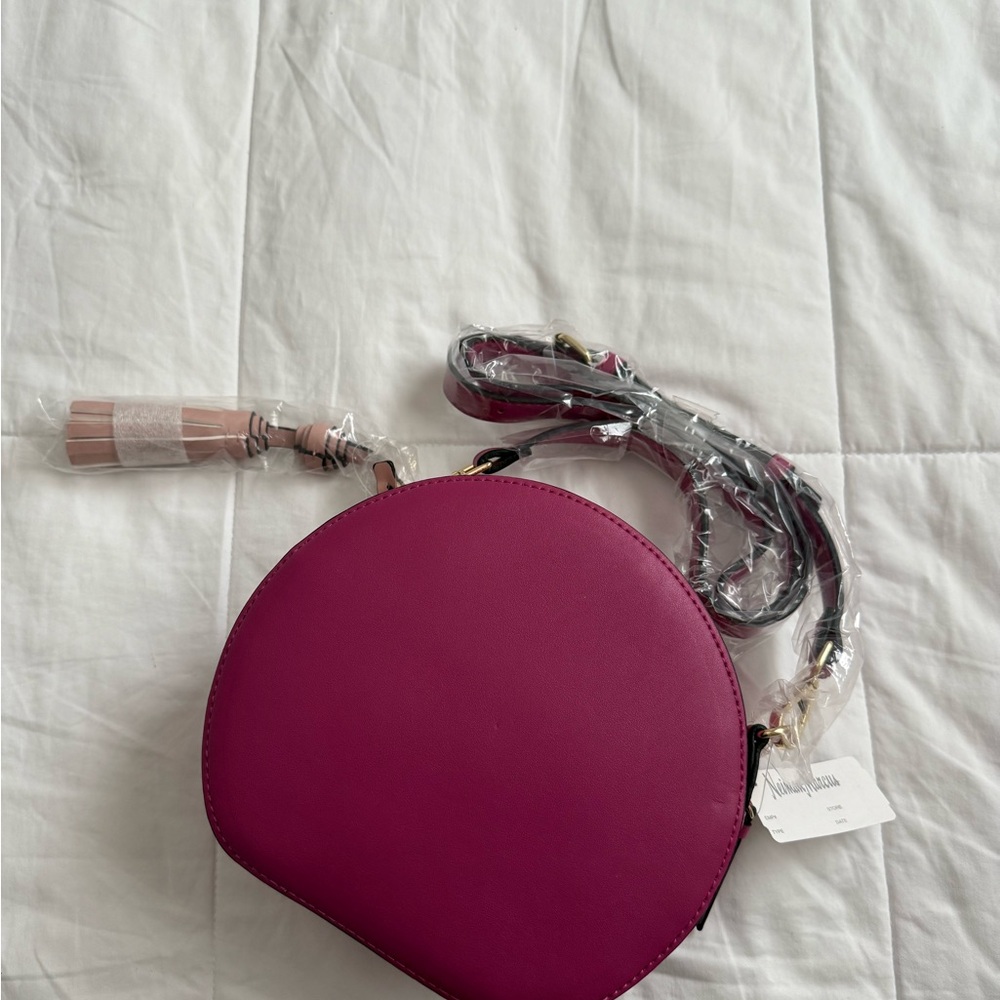Neiman Marcus Pink Crossbody Bag with Minimalist Design